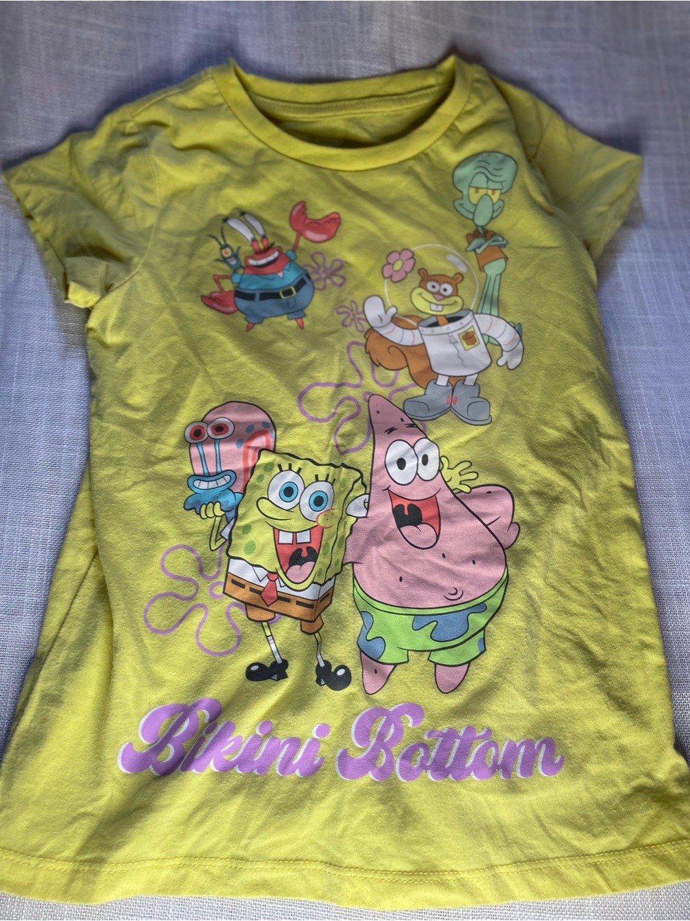 Nickelodeon SpongeBob & Patrick Yellow Graphic Tee
